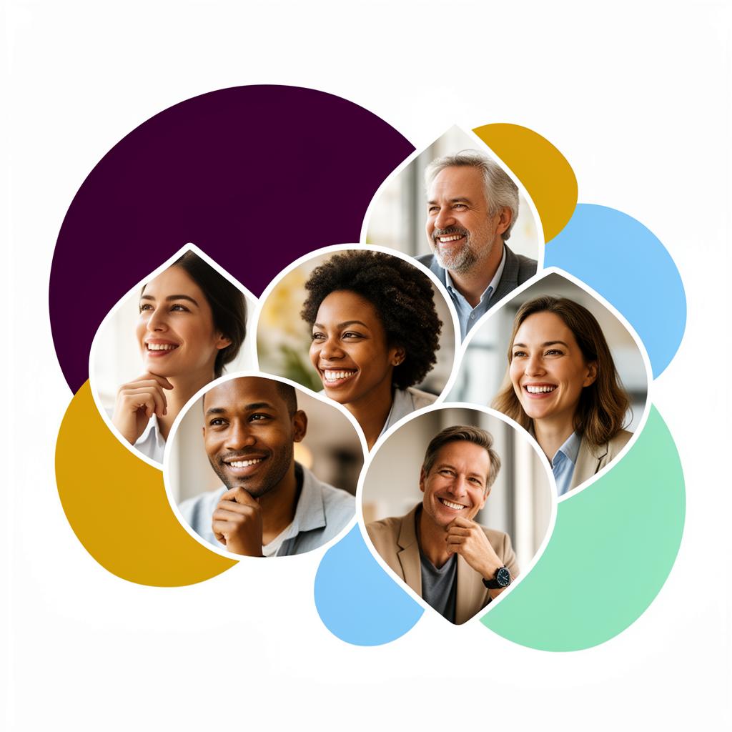 A diverse group of people smiling Momenta is built by people, for people